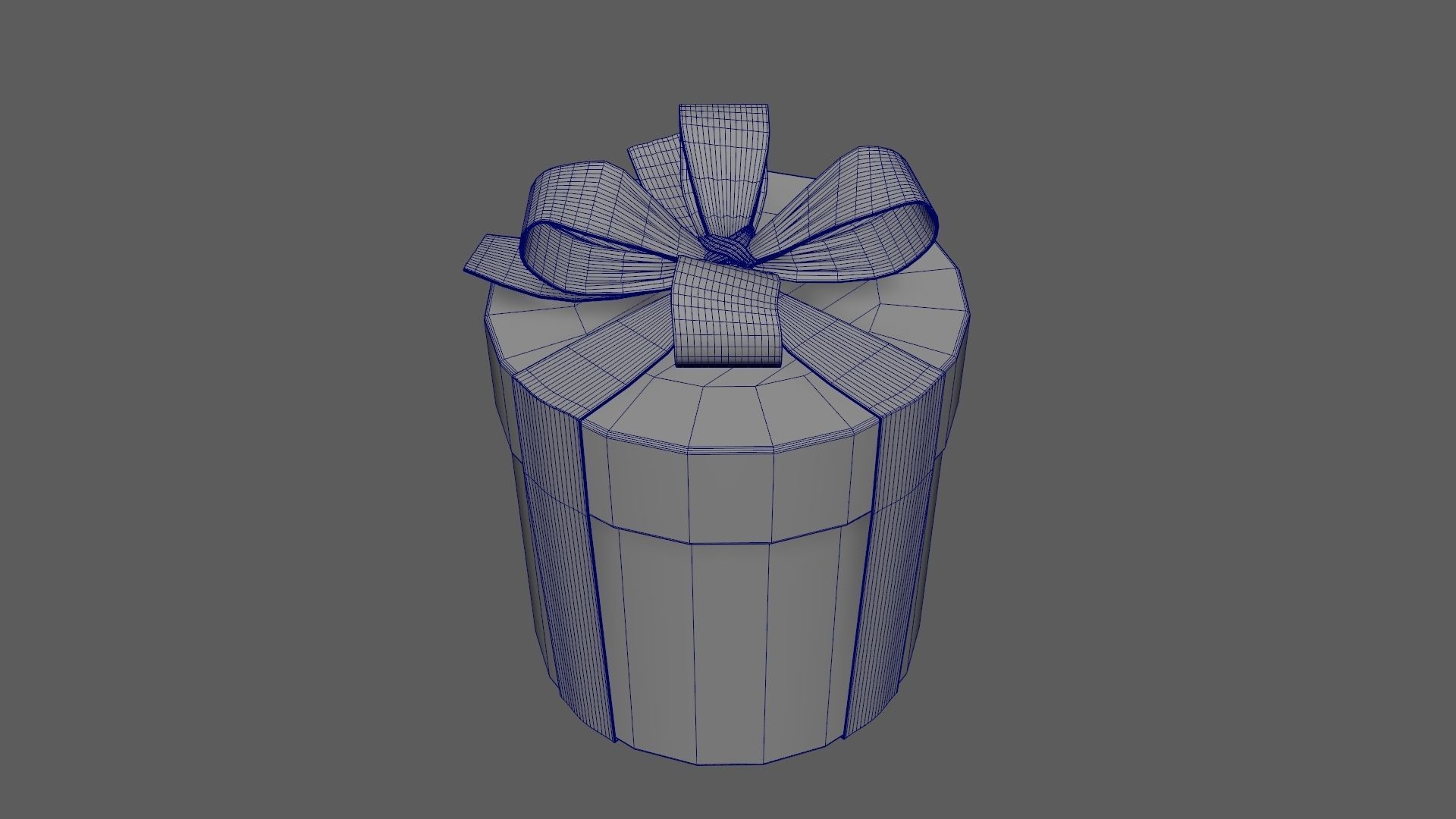Christmas Gift Box 07 - V3 Low-poly 3D model_19