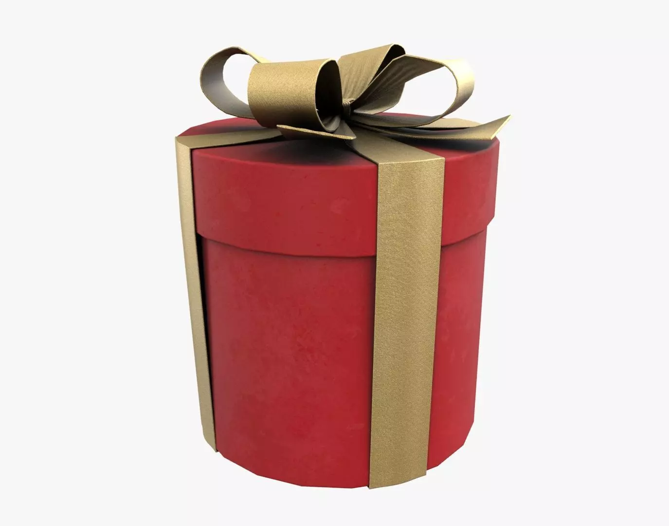 Christmas Gift Box 07 - V3 Low-poly 3D model_0