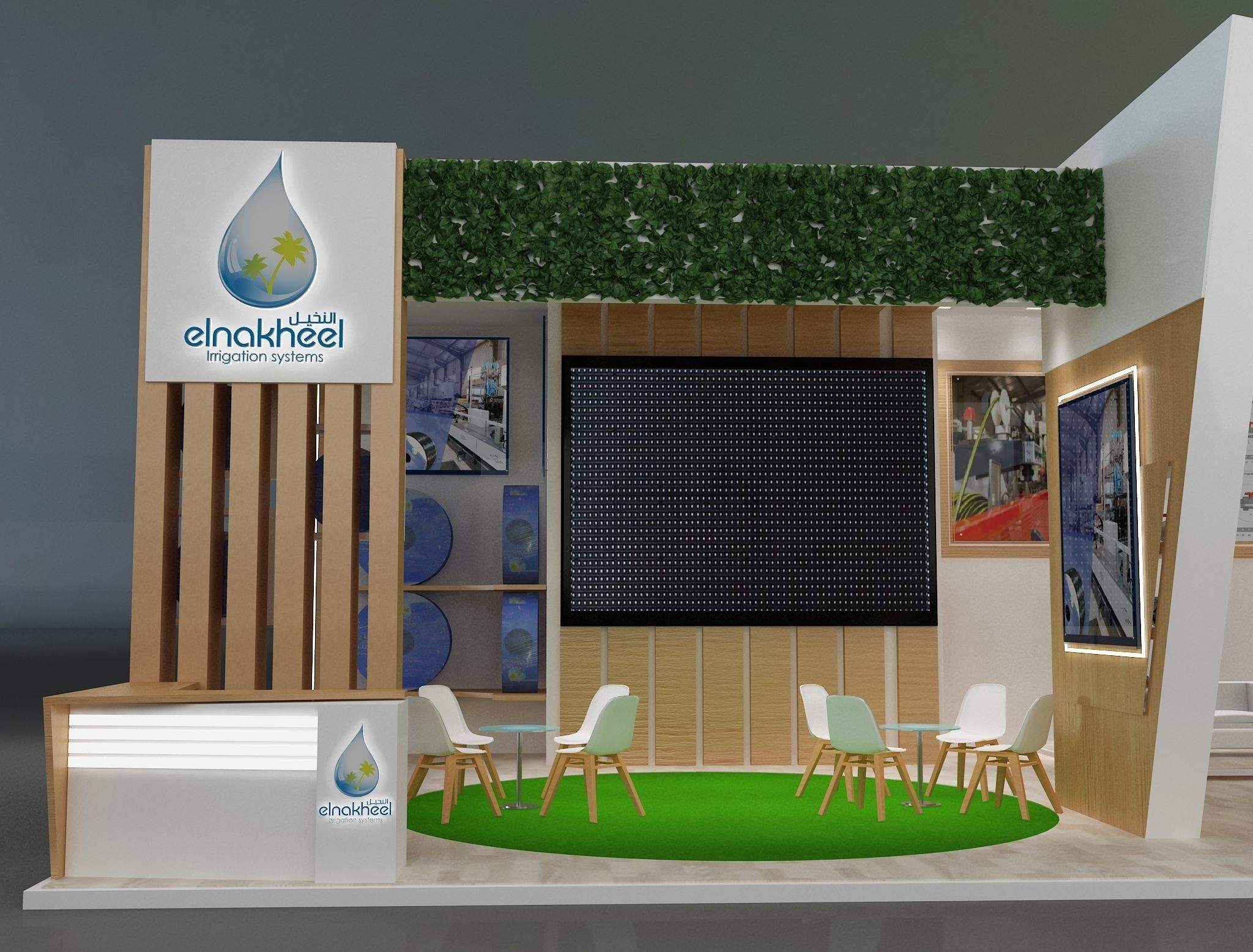 Booth Exhibition Stand a651 3D model_20