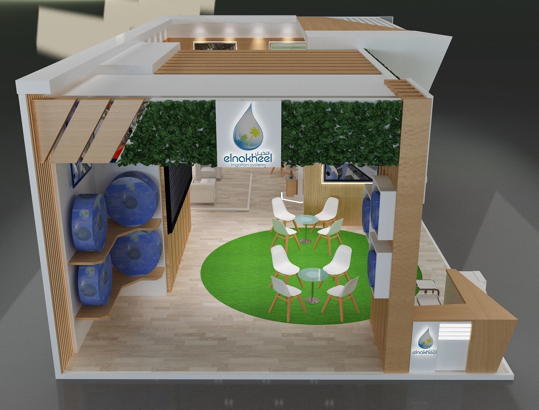 Booth Exhibition Stand a651 3D model_10