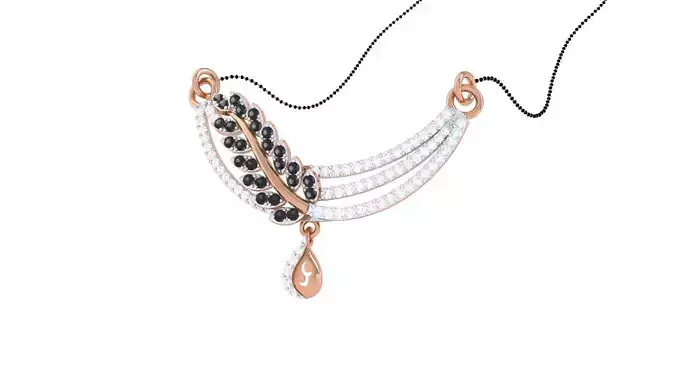 Diamond High Jewelry Pendant Necklace 3dm stl 3mf obj glb