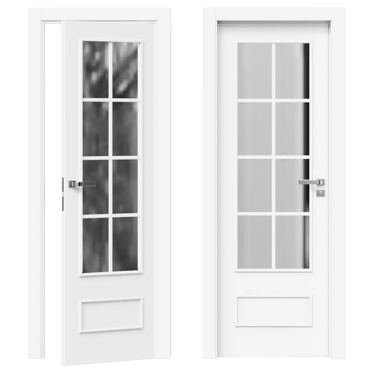 PARIS Interior door 8112 3D model_0