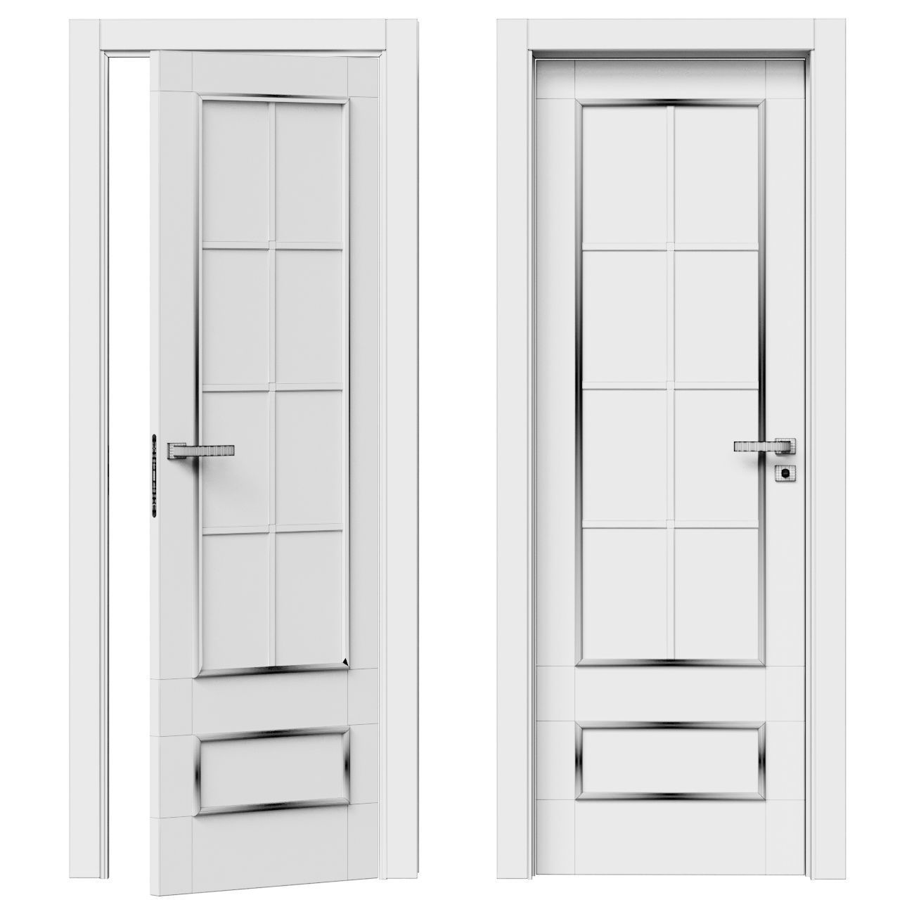 PARIS Interior door 8112 3D model_1