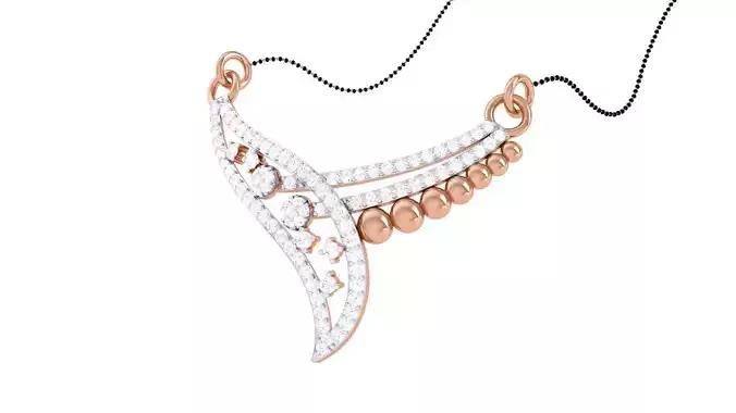 Diamond High Jewelry Pendant Necklace 3dm stl 3mf obj glb