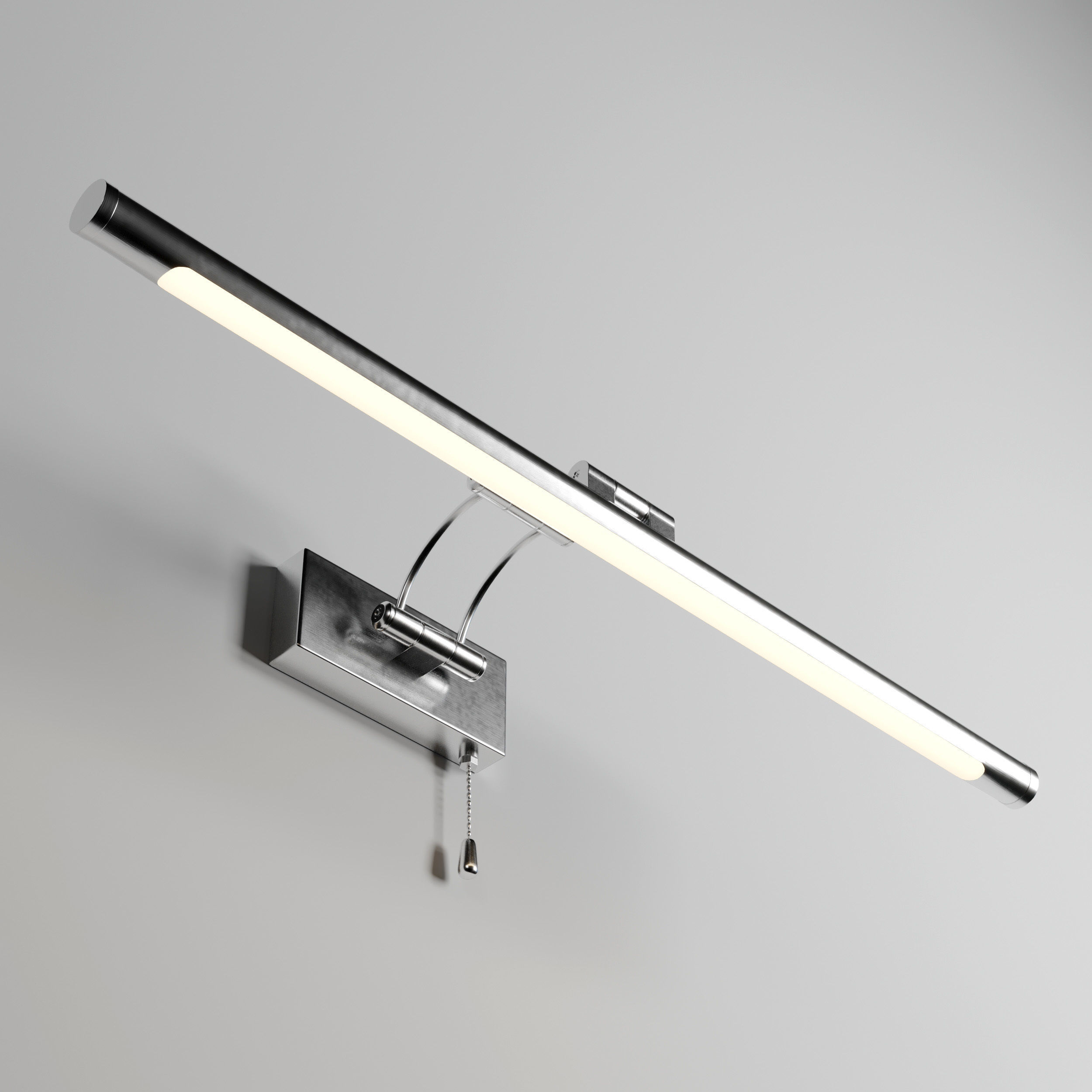 Lamp LED Linear Bathroom Vanity Light Modern Mirror Front Lamp Low-poly 3D model_5