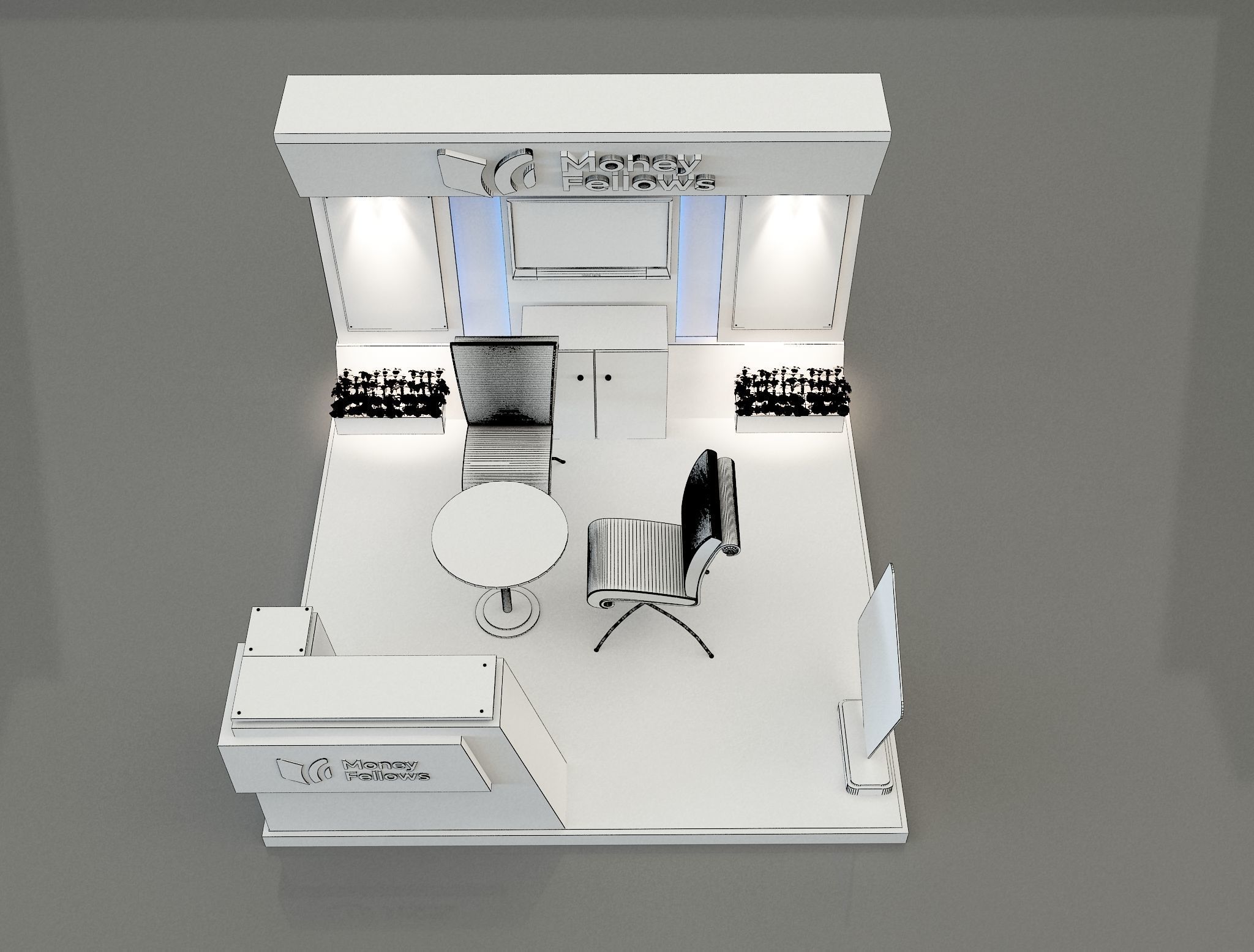 Booth Exhibition Stand a 652b 3D model_11