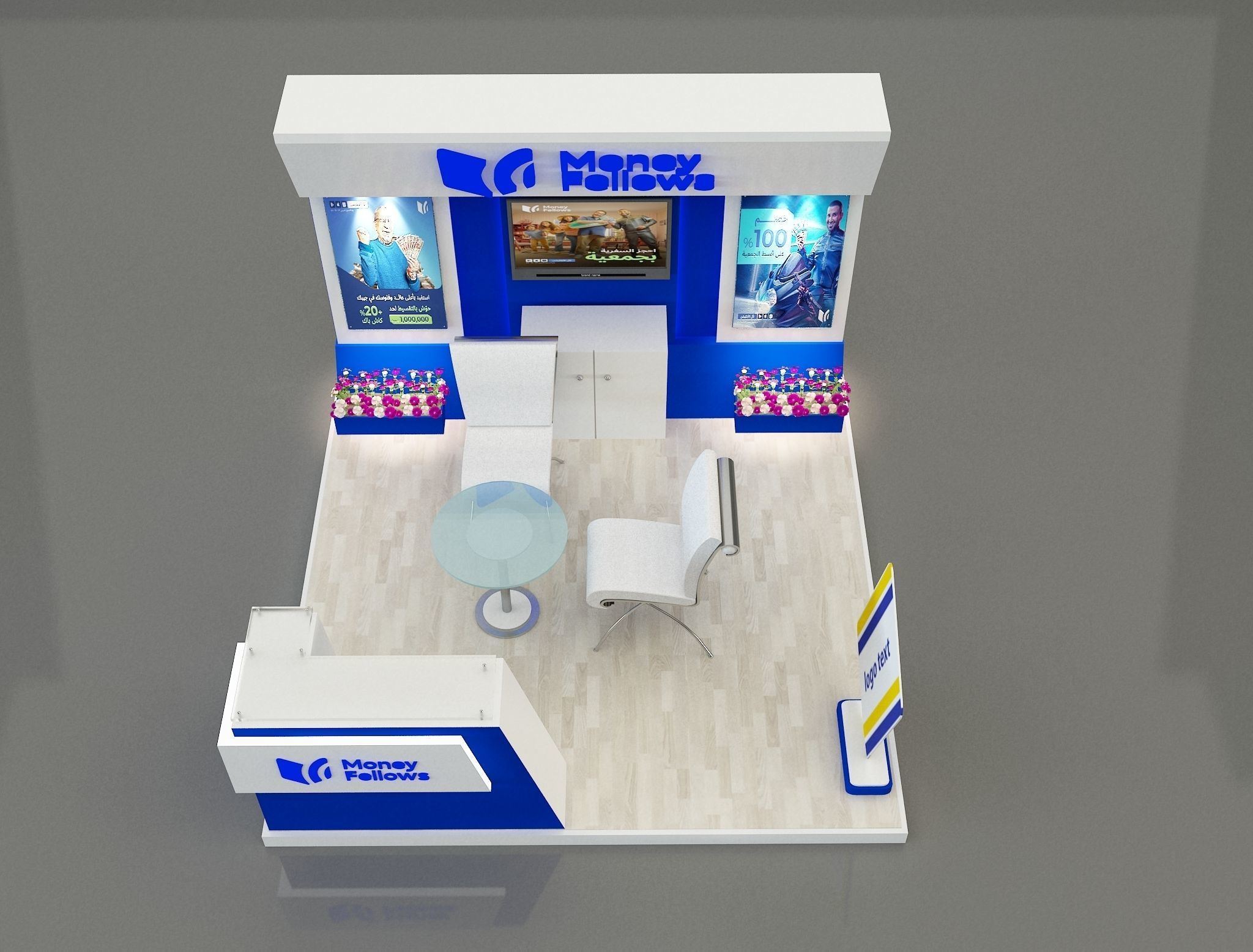 Booth Exhibition Stand a 652b 3D model_10