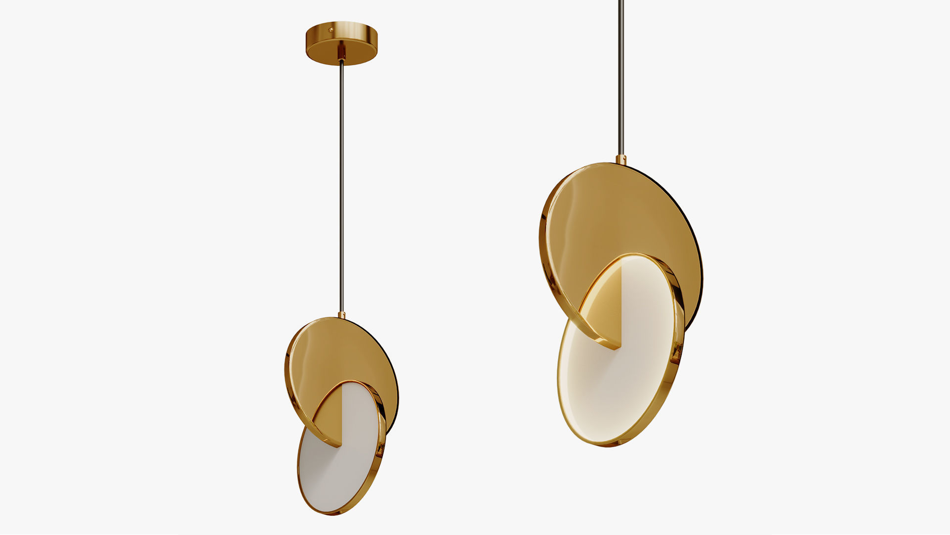 Eclipse Pendant Lamp Moderli Mesa 3D model_5