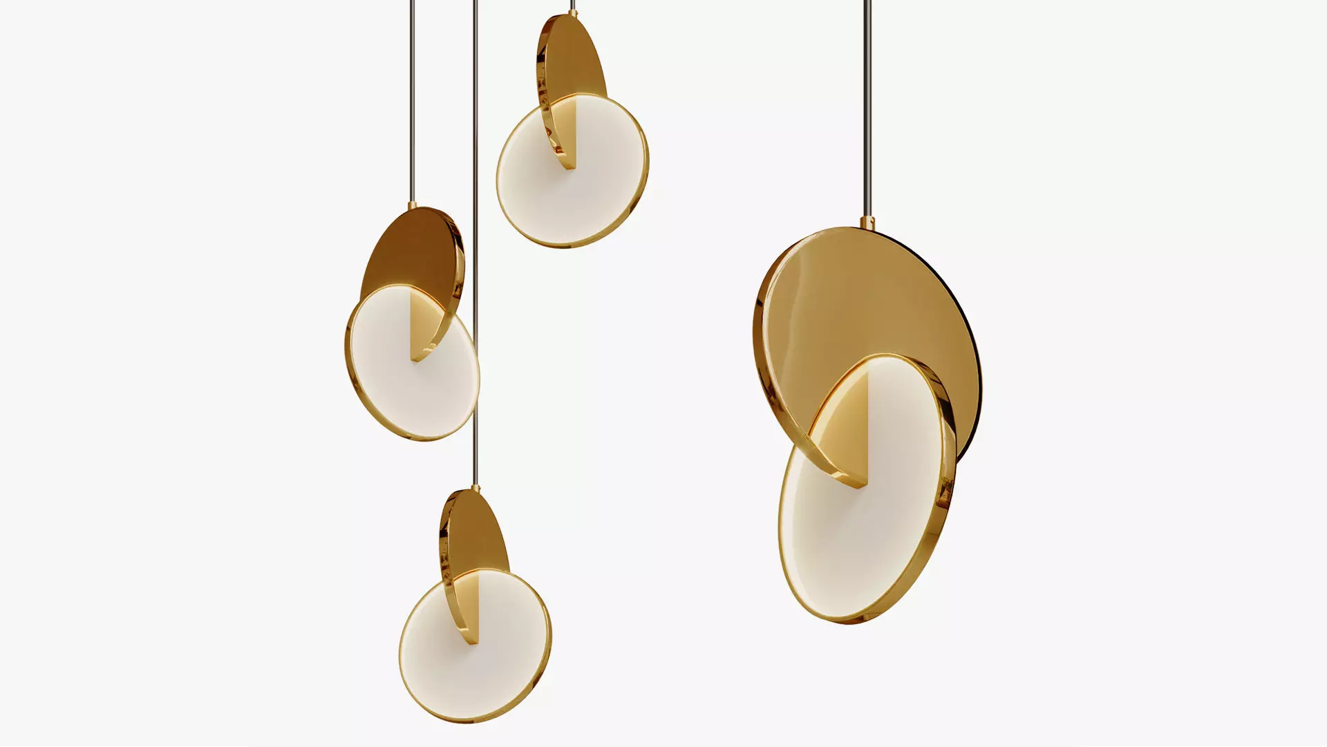 Eclipse Pendant Lamp Moderli Mesa 3D model_0