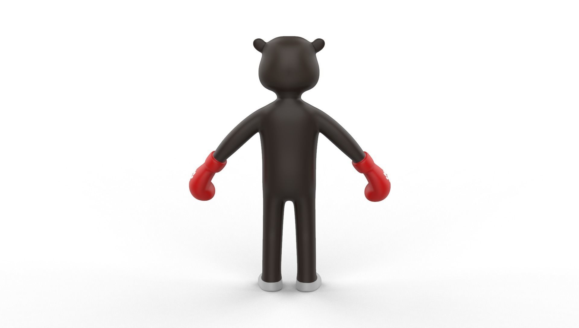 Boxing Rhino Animal Animated  Low-poly 3D model_17