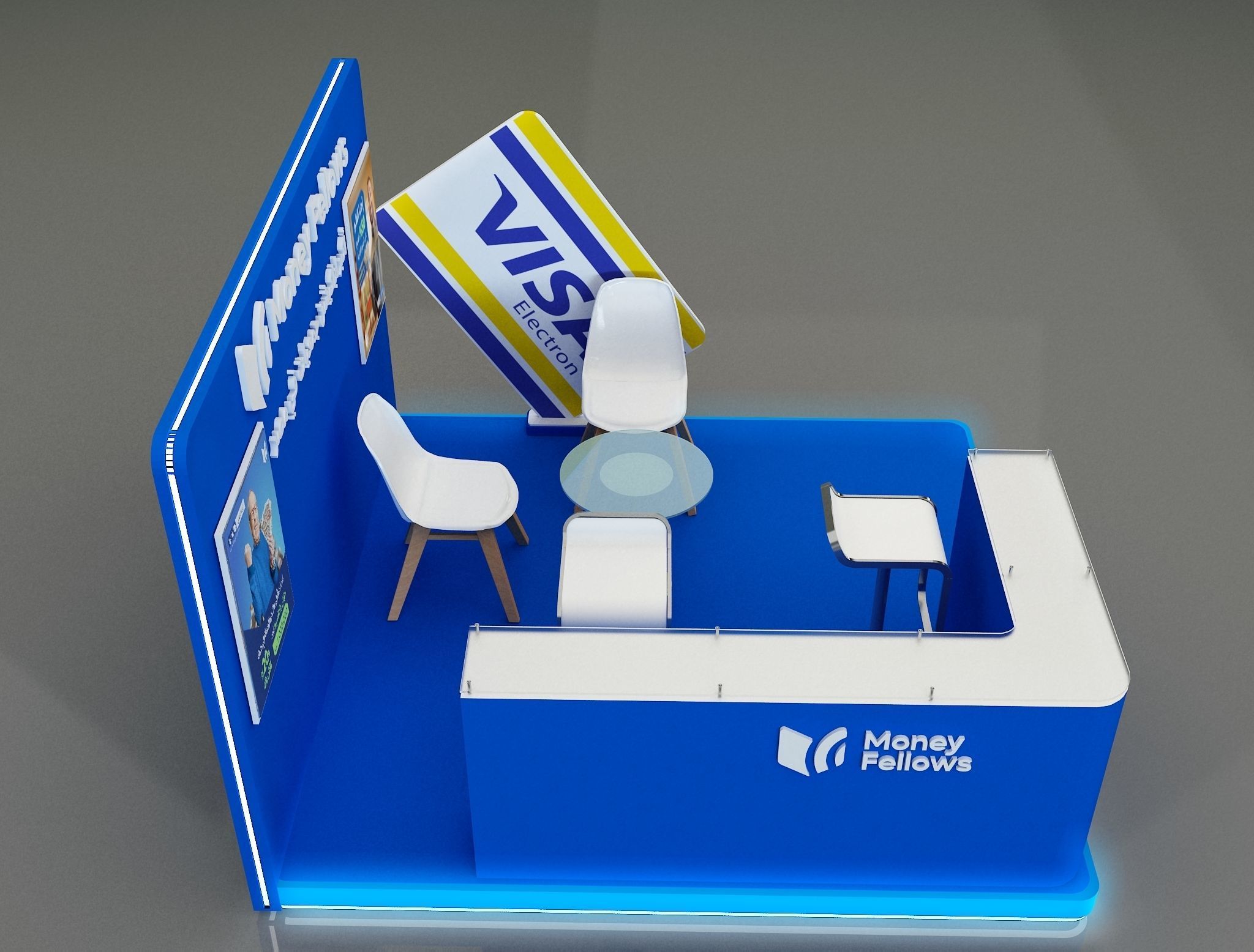 Booth Exhibition Stand a653a 3D model_8