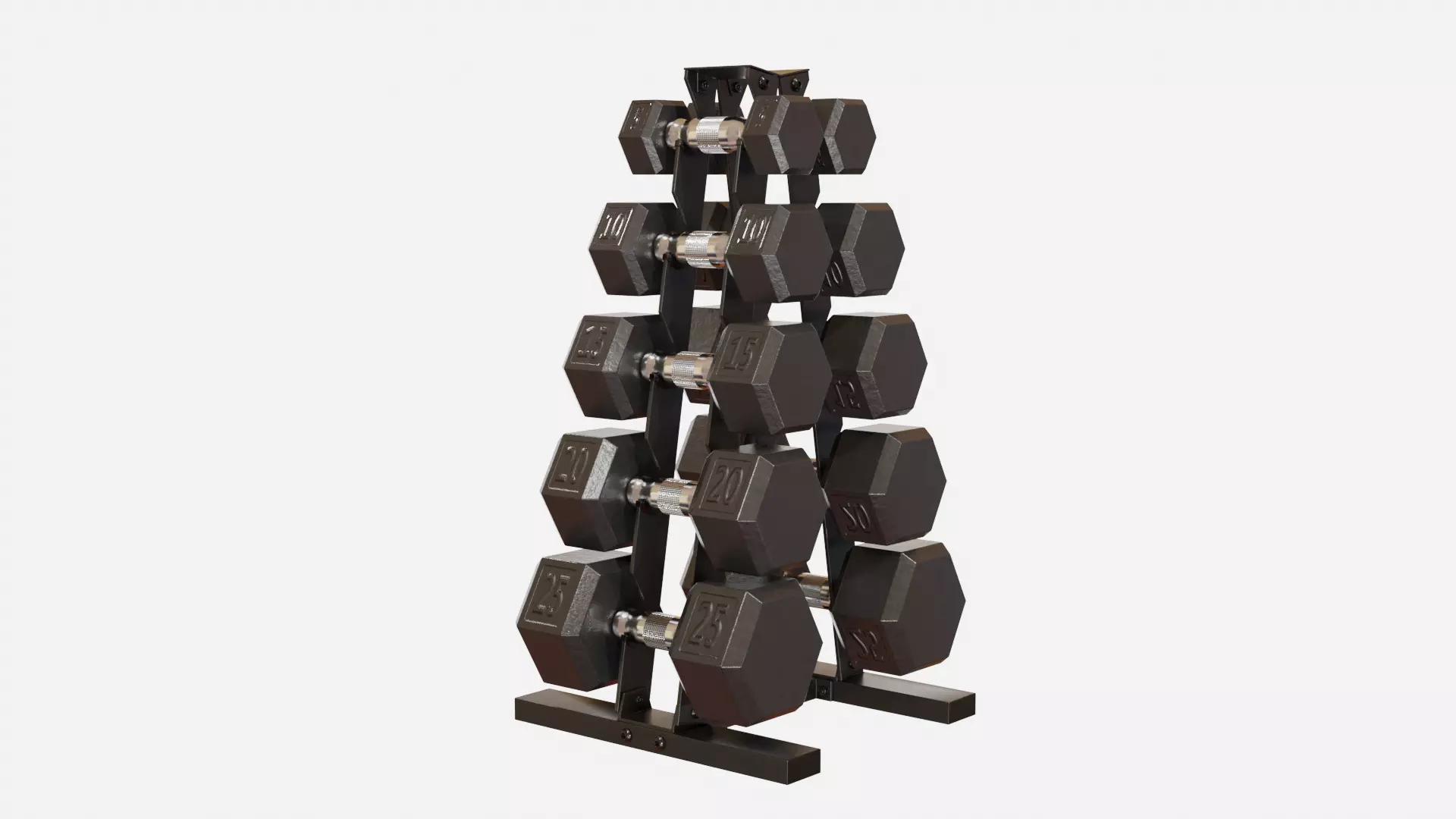 Dumbbell Set 3D model