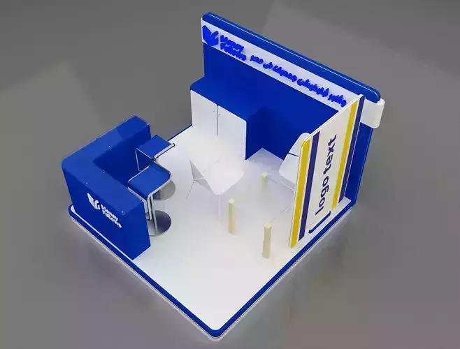Booth Exhibition Stand a653b 3D model