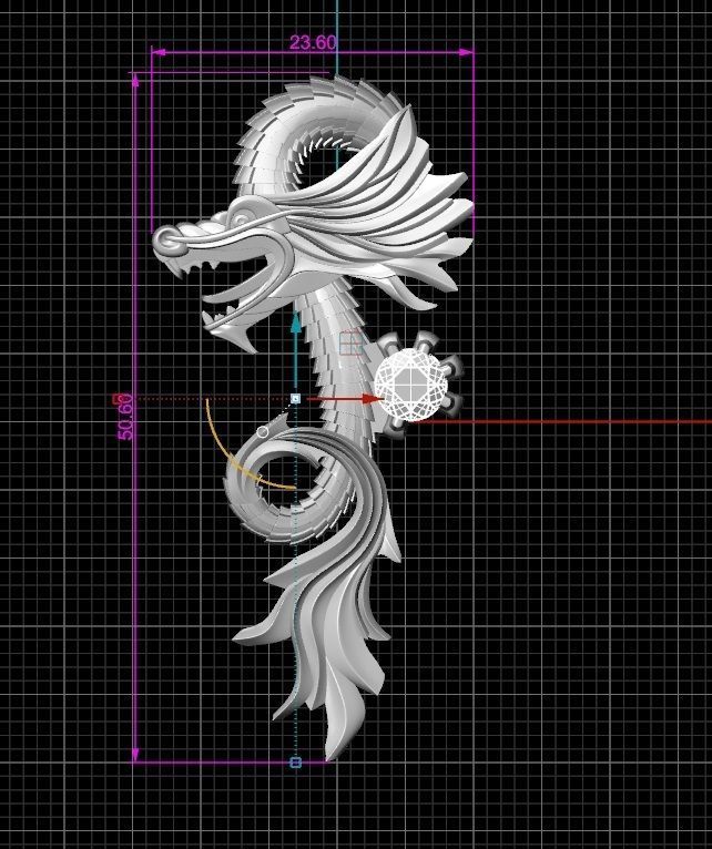 Dragons 3D print model_15