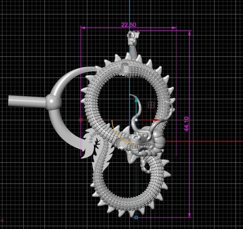 Dragons 3D print model_13