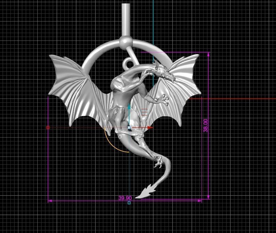 Dragons 3D print model_18