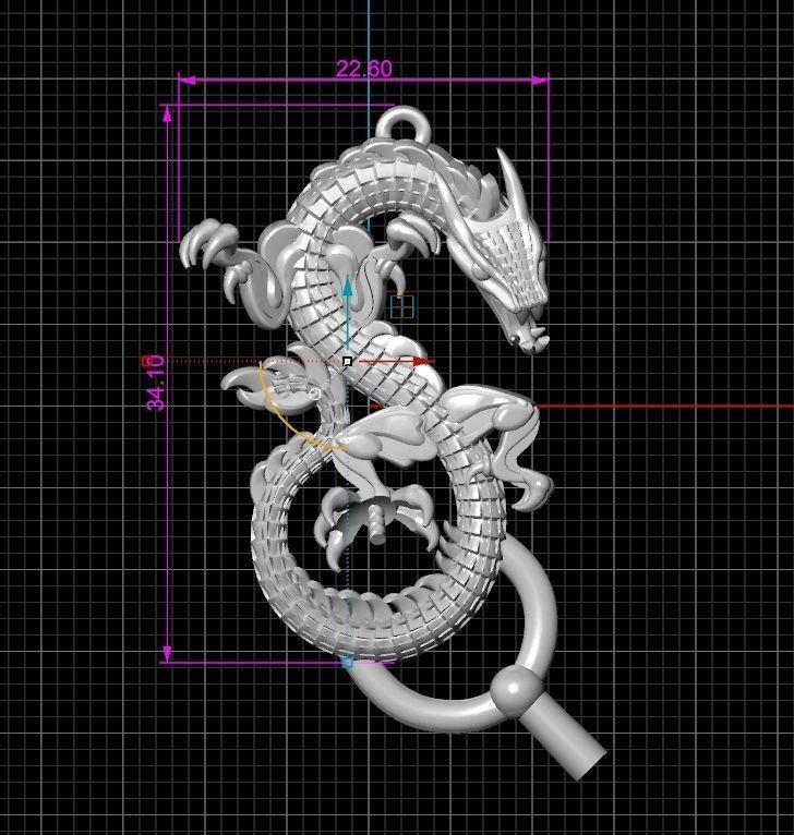 Dragons 3D print model_17