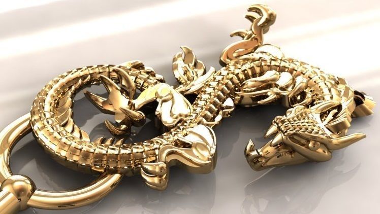 Dragons 3D print model_12