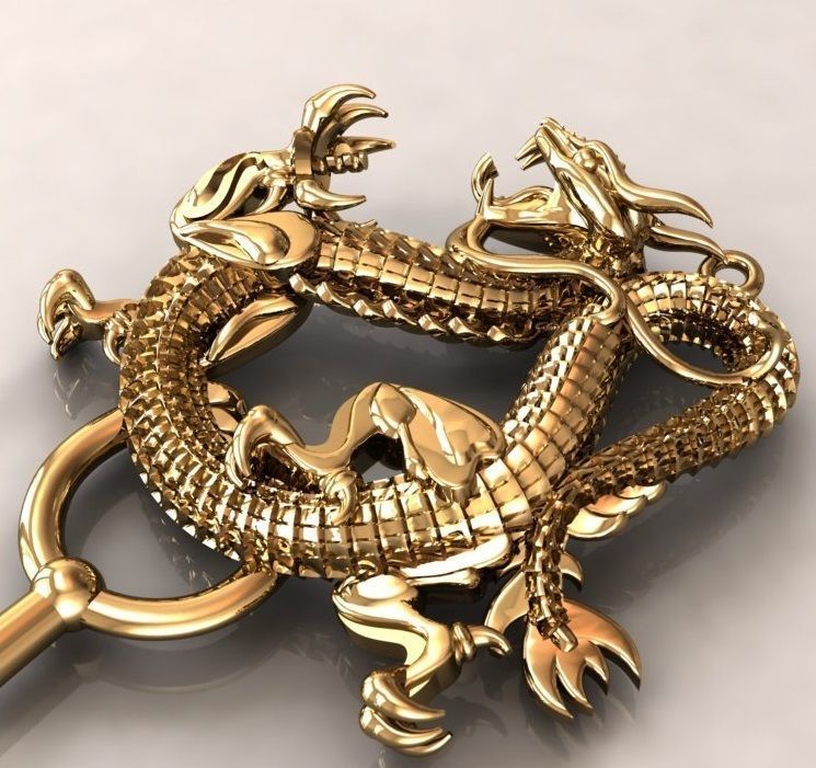 Dragons 3D print model_2