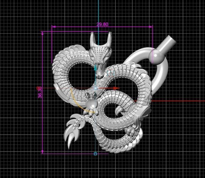 Dragons 3D print model_9