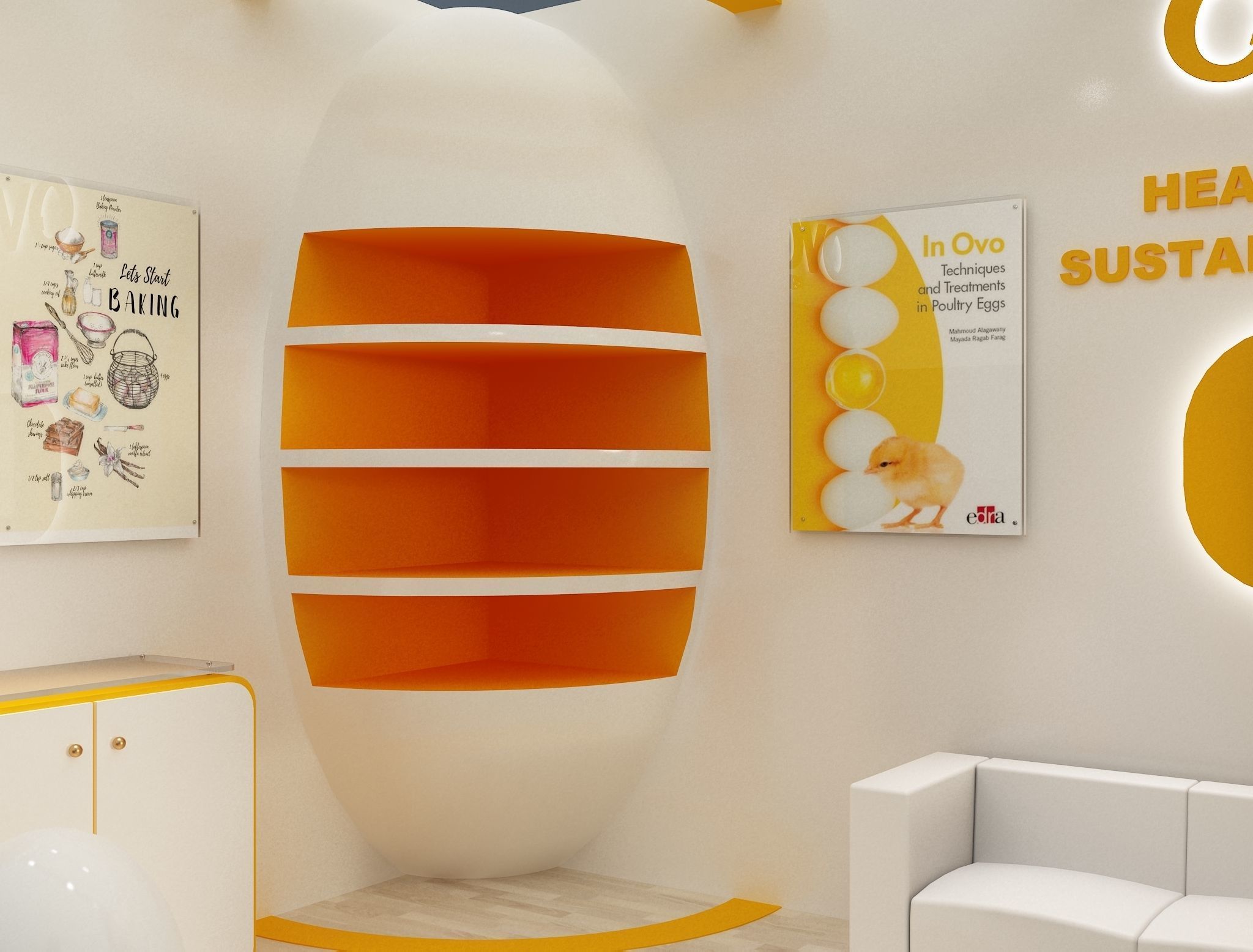 Booth Exhibition Stand a654b 3D model_12