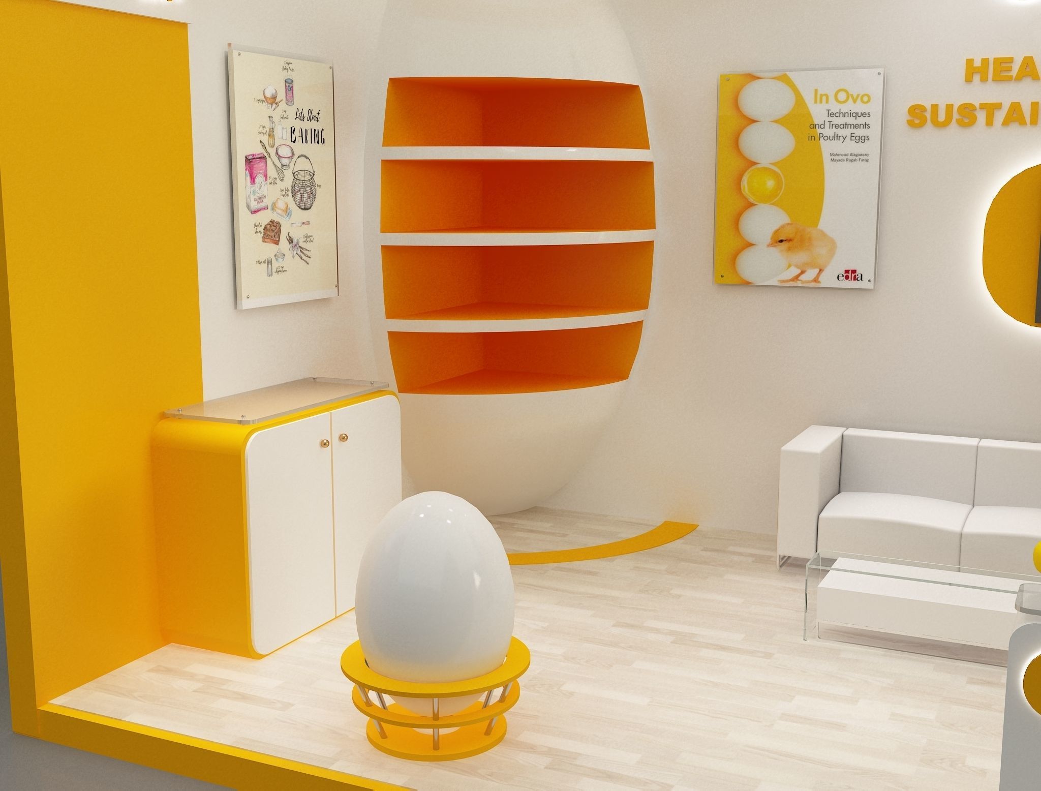 Booth Exhibition Stand a654b 3D model_10