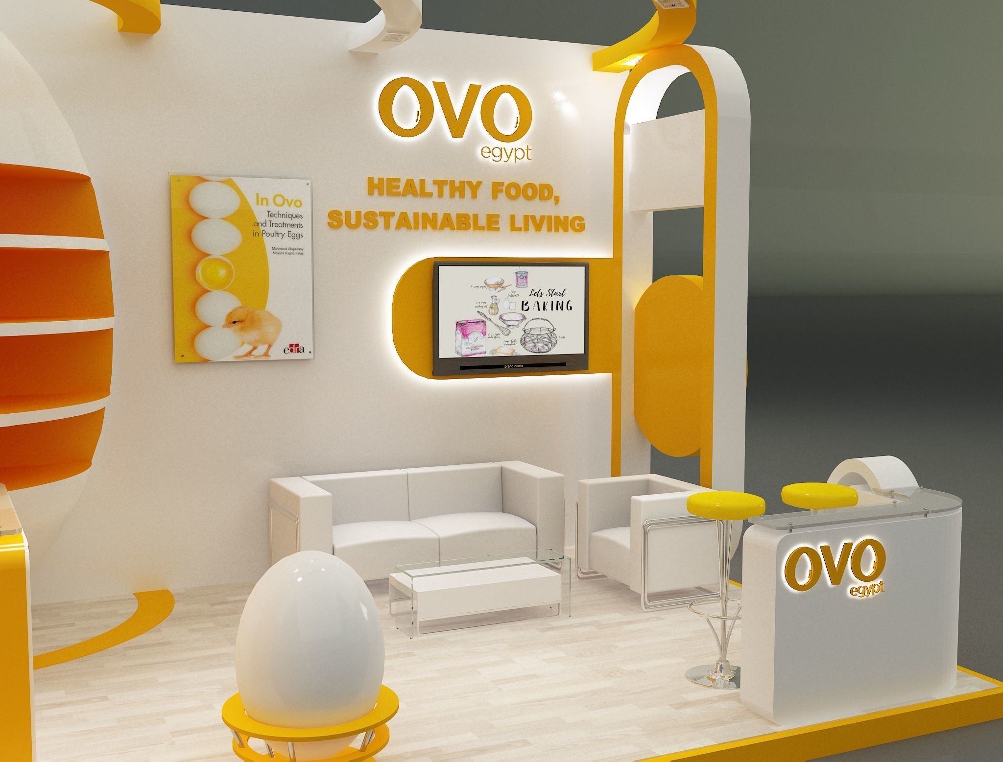 Booth Exhibition Stand a654b 3D model_14