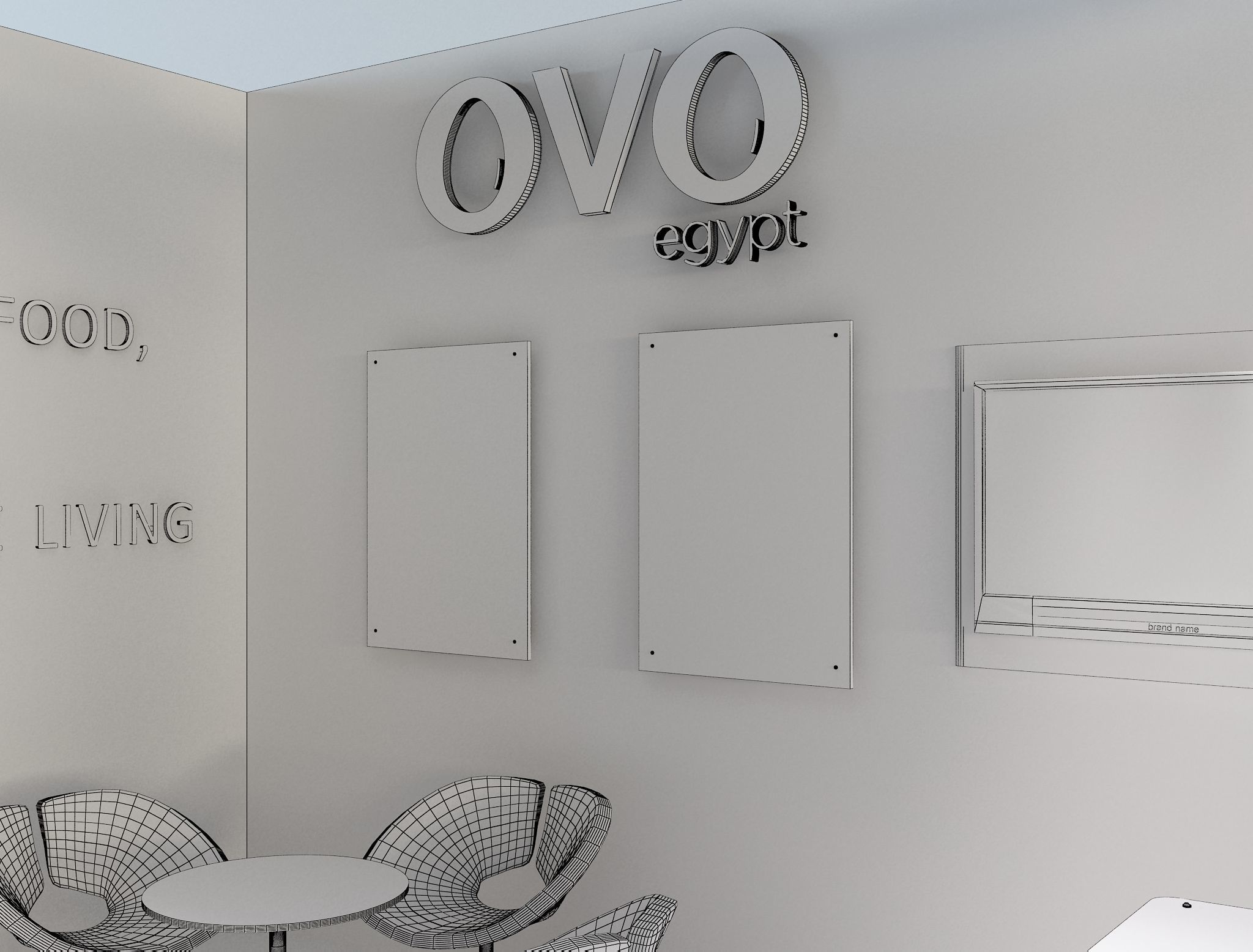 Booth Exhibition Stand a654c 3D model_13