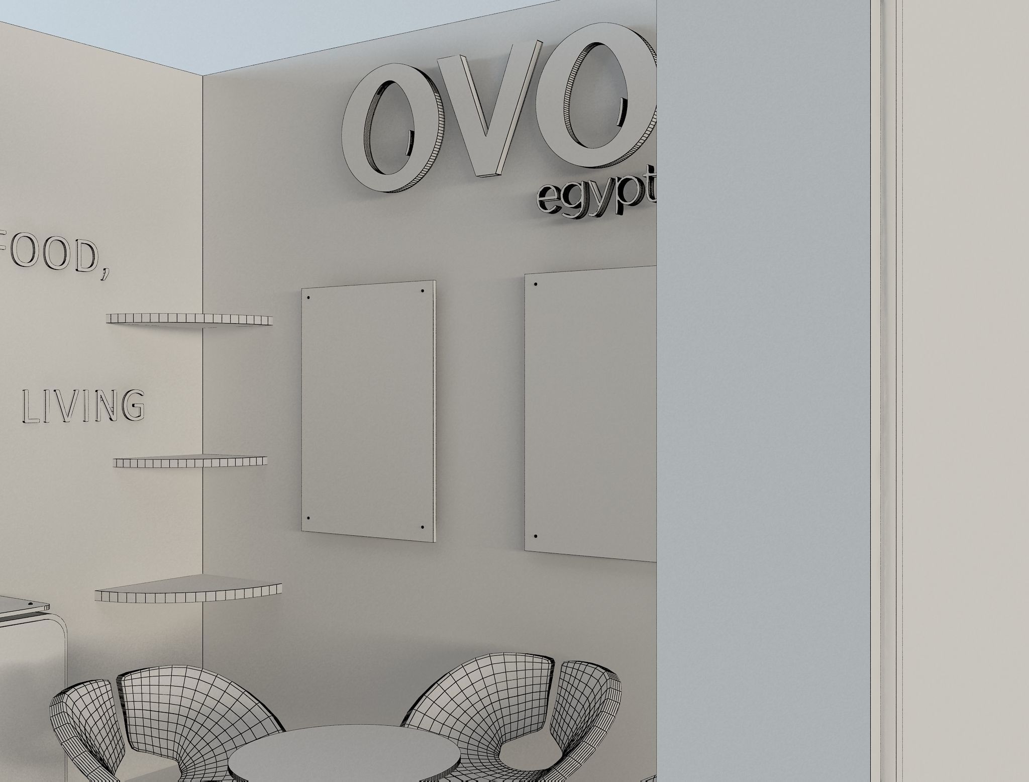 Booth Exhibition Stand a654d 3D model_11