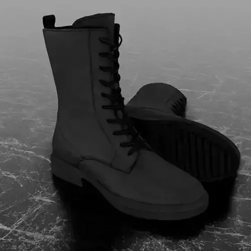 GREYDER 3D BOOTS - LEATHER - BLACK - HIGH