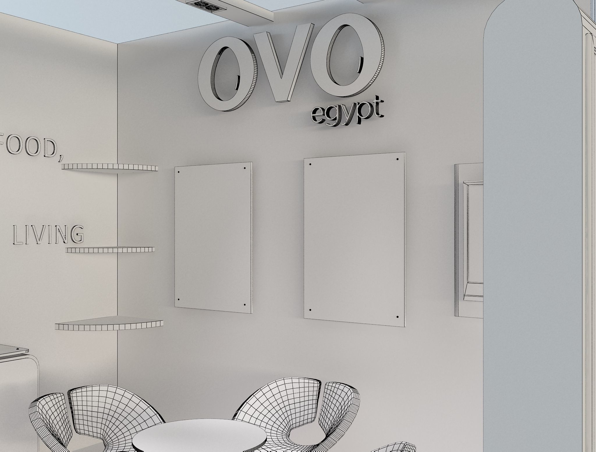 Booth Exhibition Stand a654e 3D model_13
