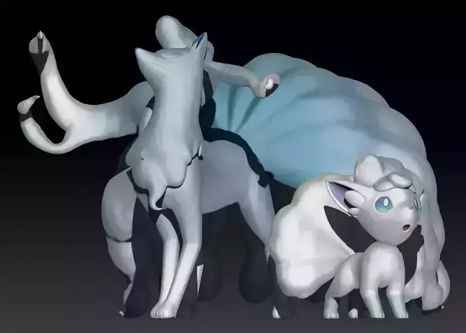 Pokemon Alolan Vulpix Ninetales