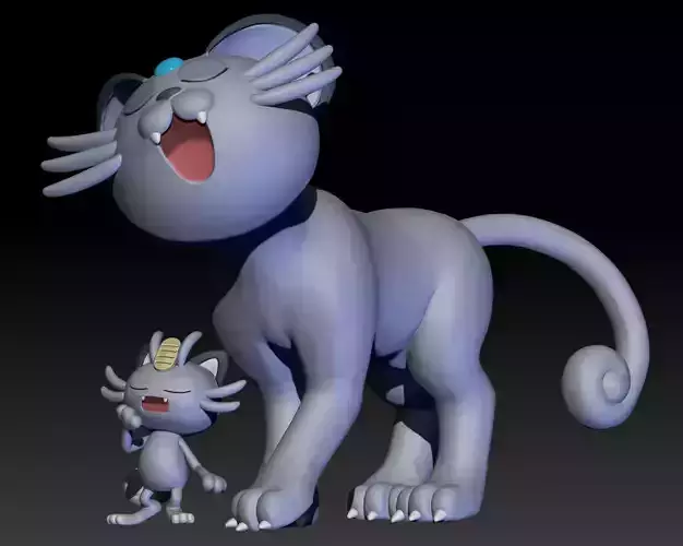 Pokemon Alolan Meowth Persian