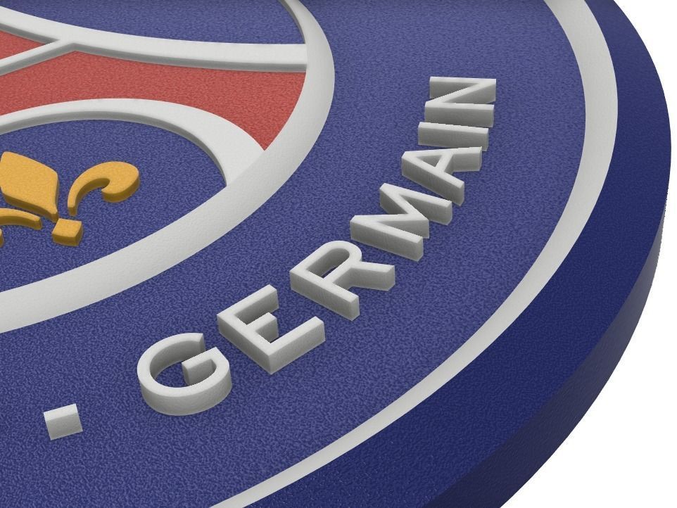 Paris Saint-Germain Wall Sign 3D print model_6