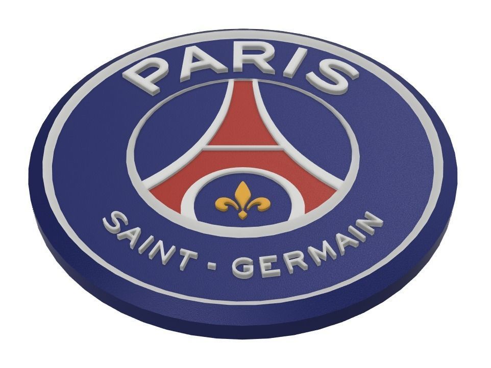 Paris Saint-Germain Wall Sign 3D print model_2