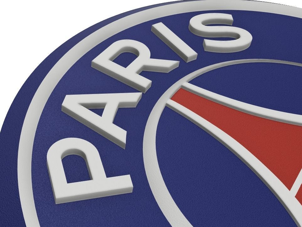 Paris Saint-Germain Wall Sign 3D print model_3
