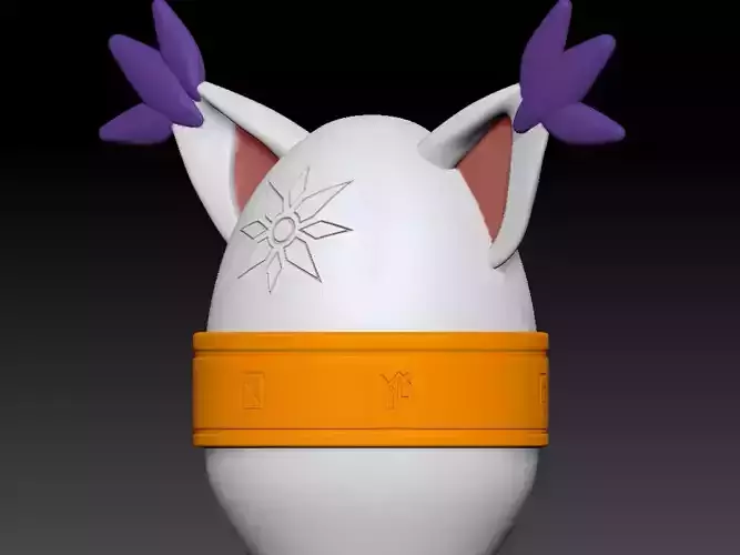 Tailmon DigiTama 3D print model