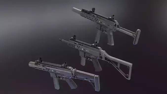 BT APC SMG Low-poly 3D model