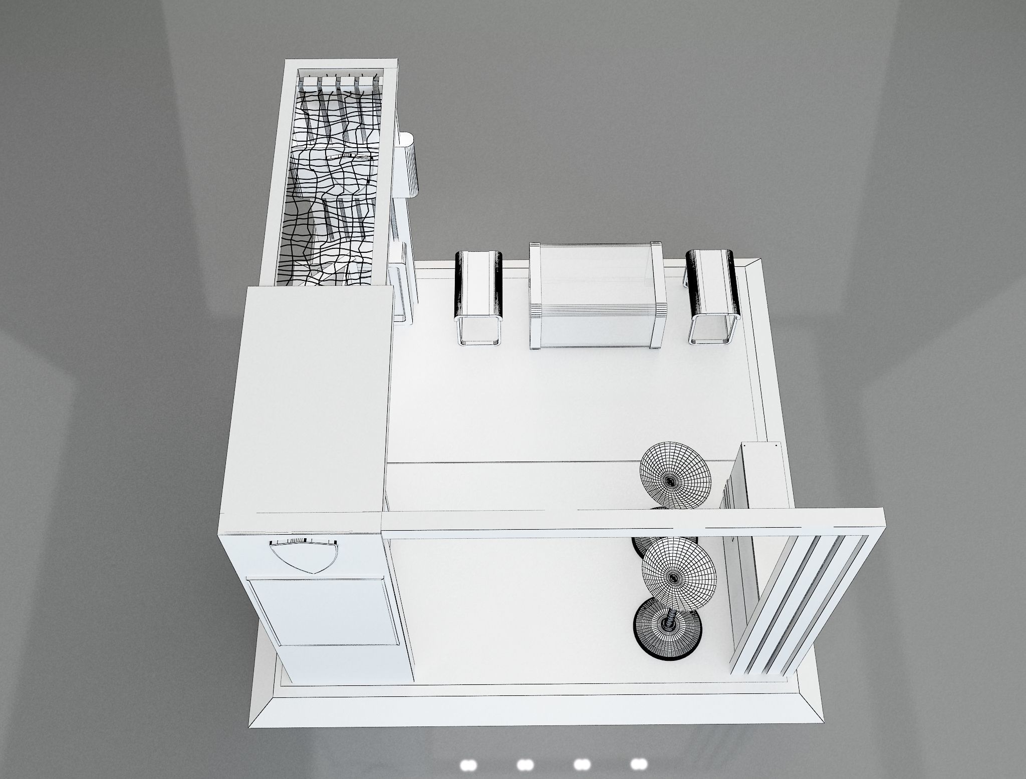 Booth Exhibition Stand a658b 3D model_13