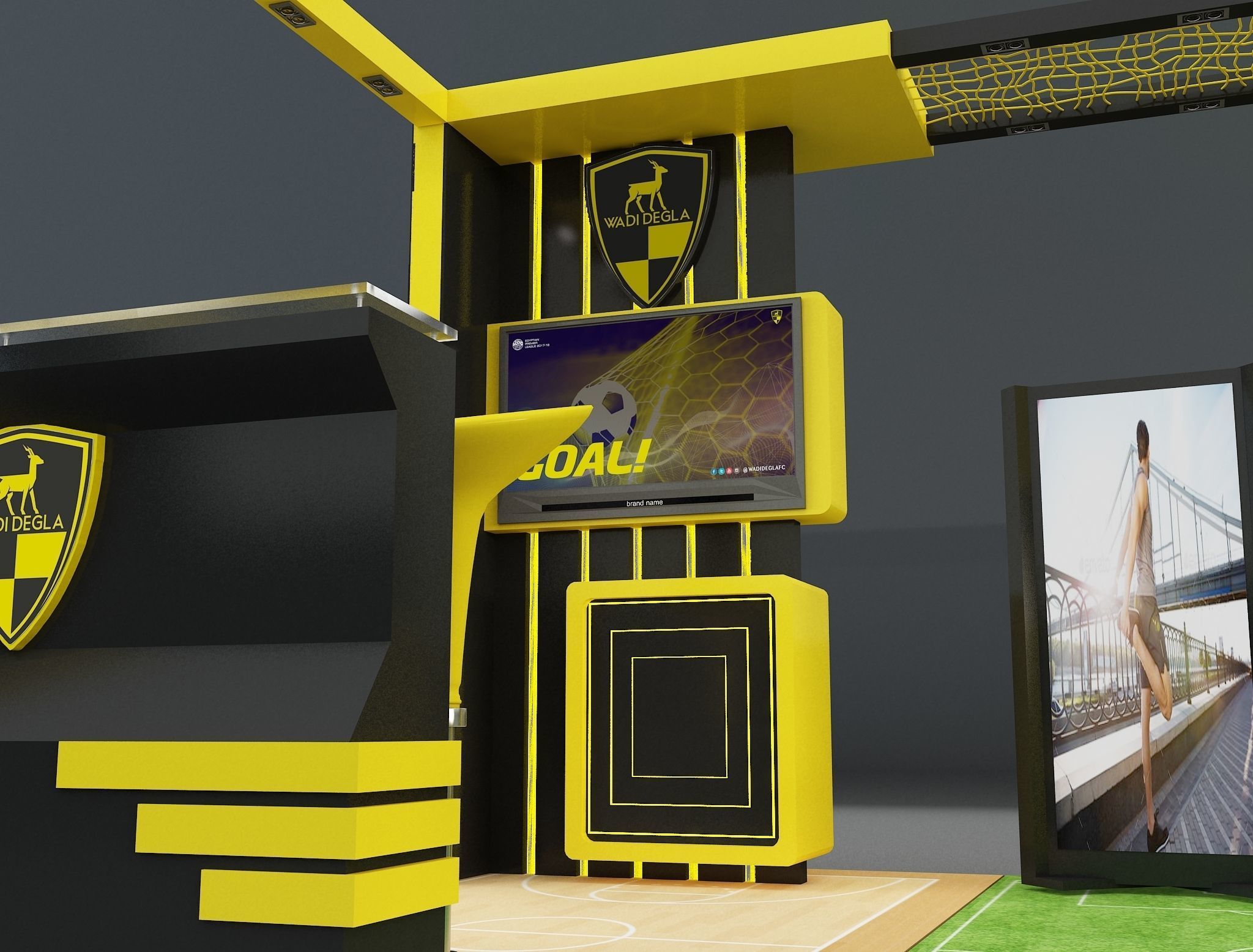 Booth Exhibition Stand a658b 3D model_10