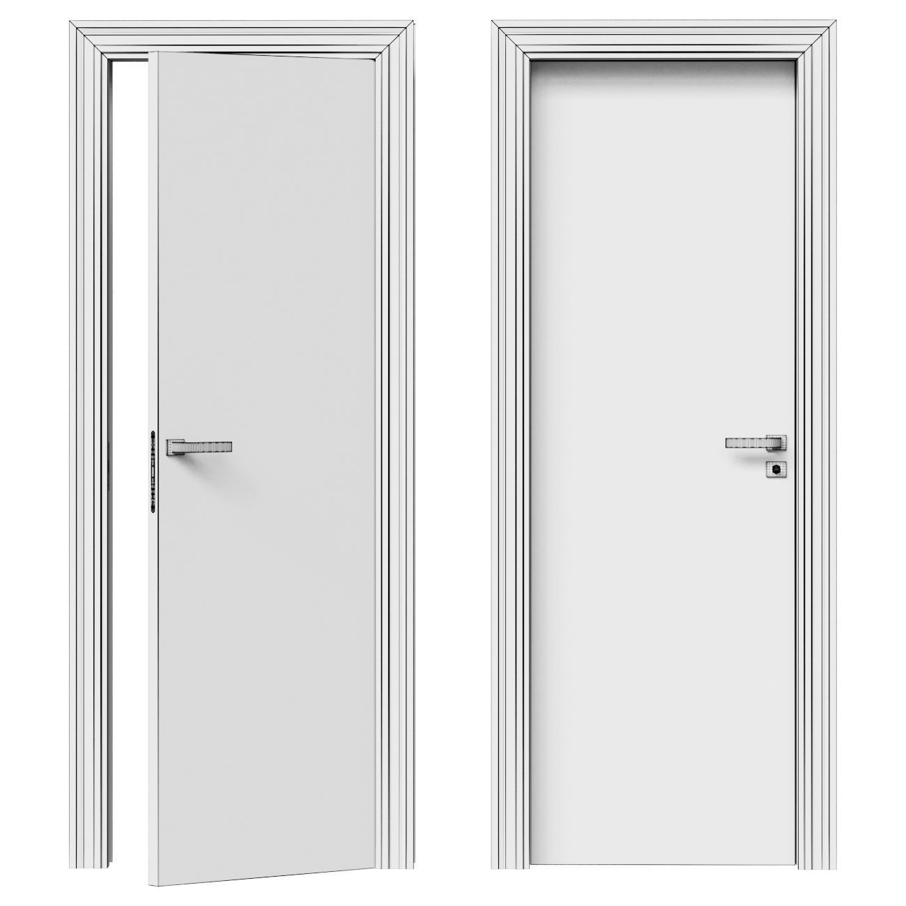 CENTRO Interior door 0010 3D model_1