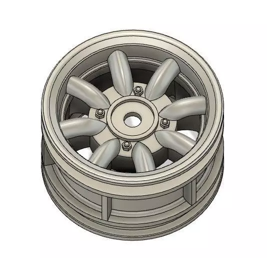 Mini lite 42mm rc Rim STL file 3D print model_0