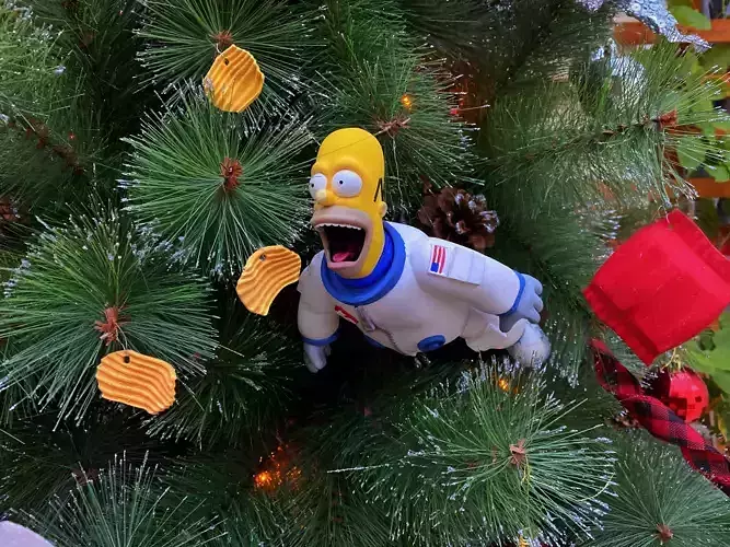 HOMER SIMPSON ASTRONAUT 3D print model
