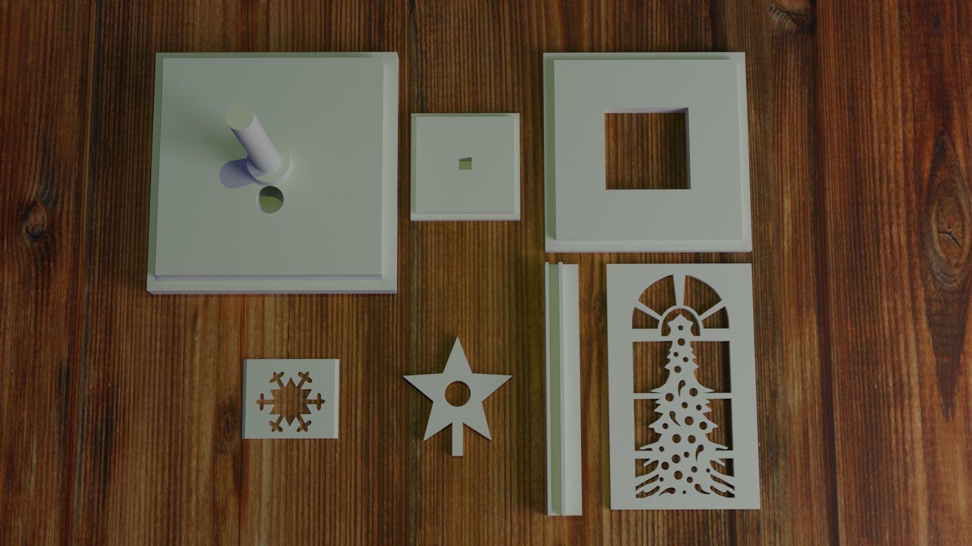 Christmas Tree Moon Lamp Christmas Special Vol 02 3D print model_2