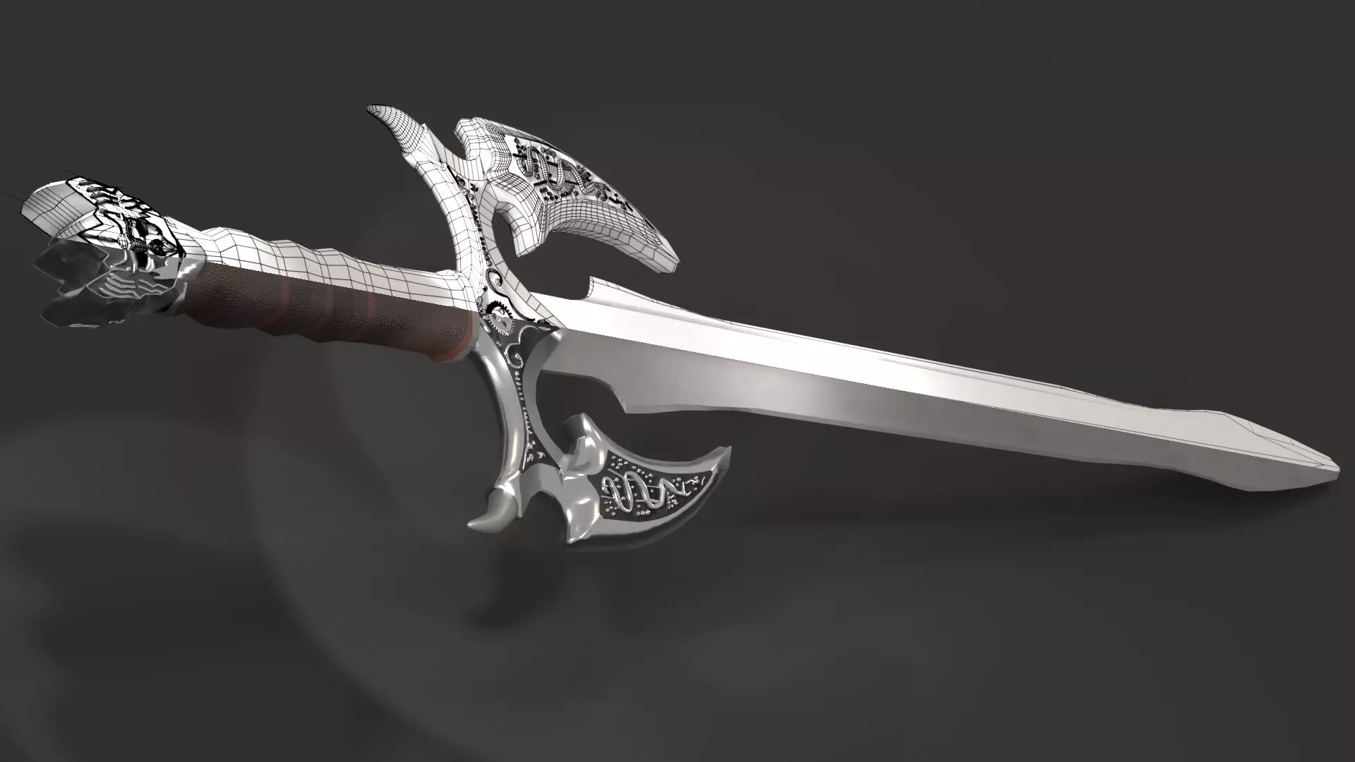 Realistic Sword 3D model