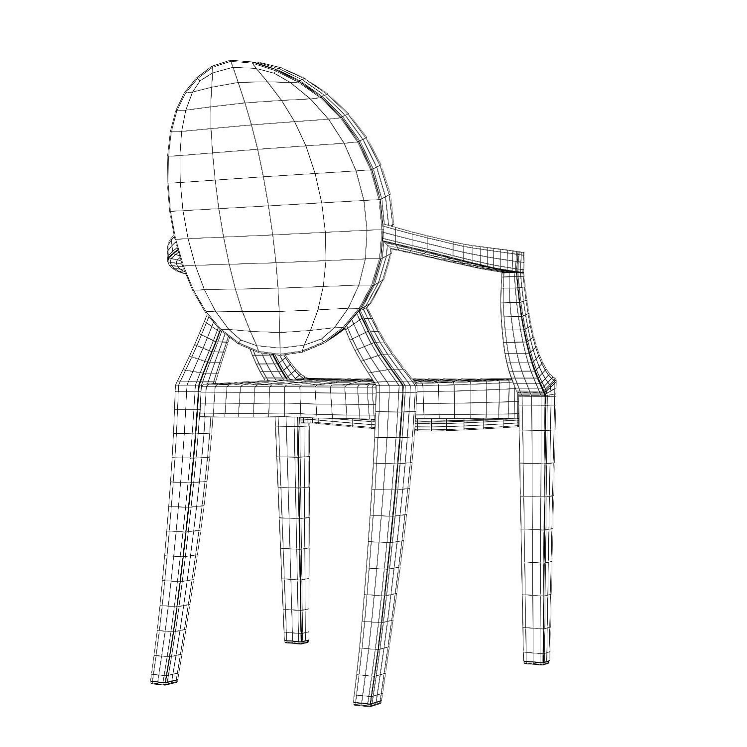 Dining set 15 3D model_3