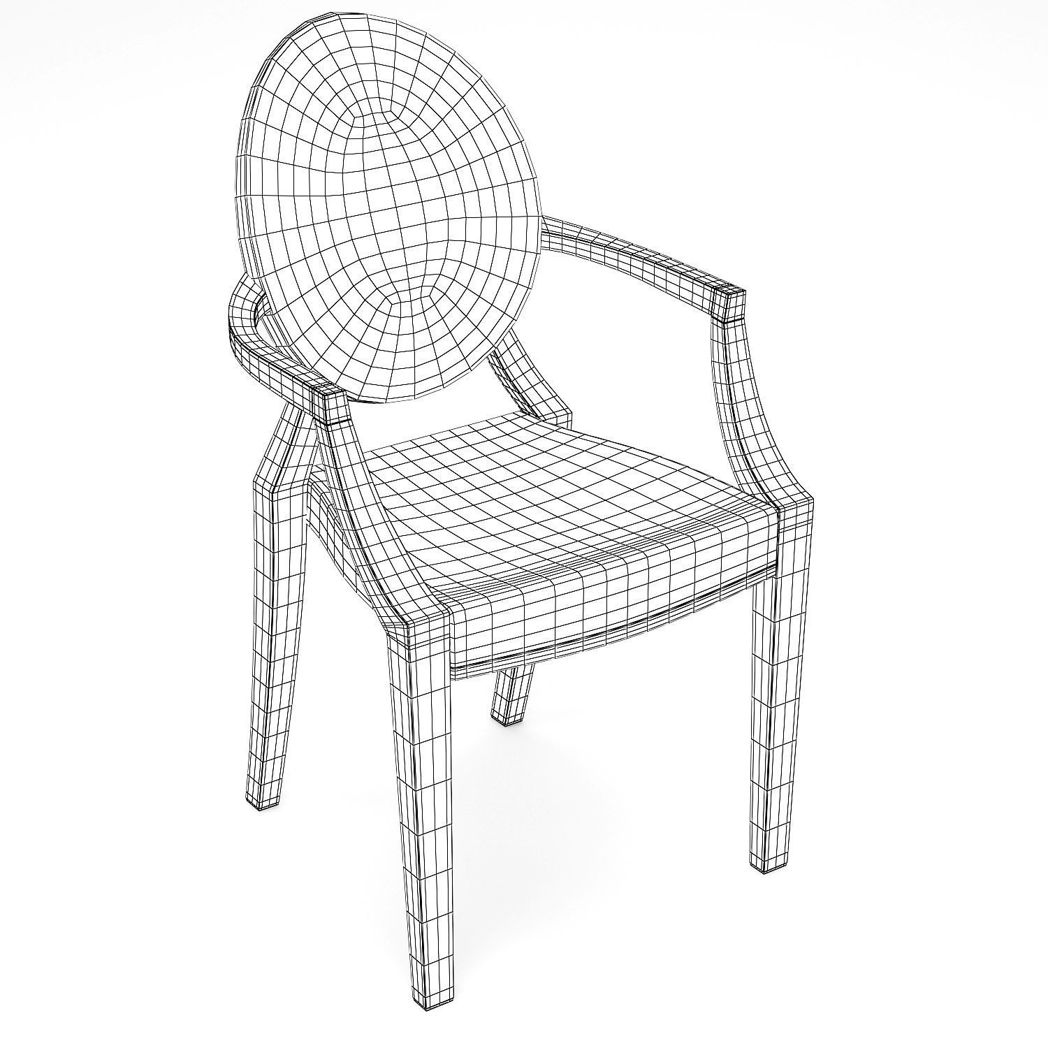 Dining set 15 3D model_4