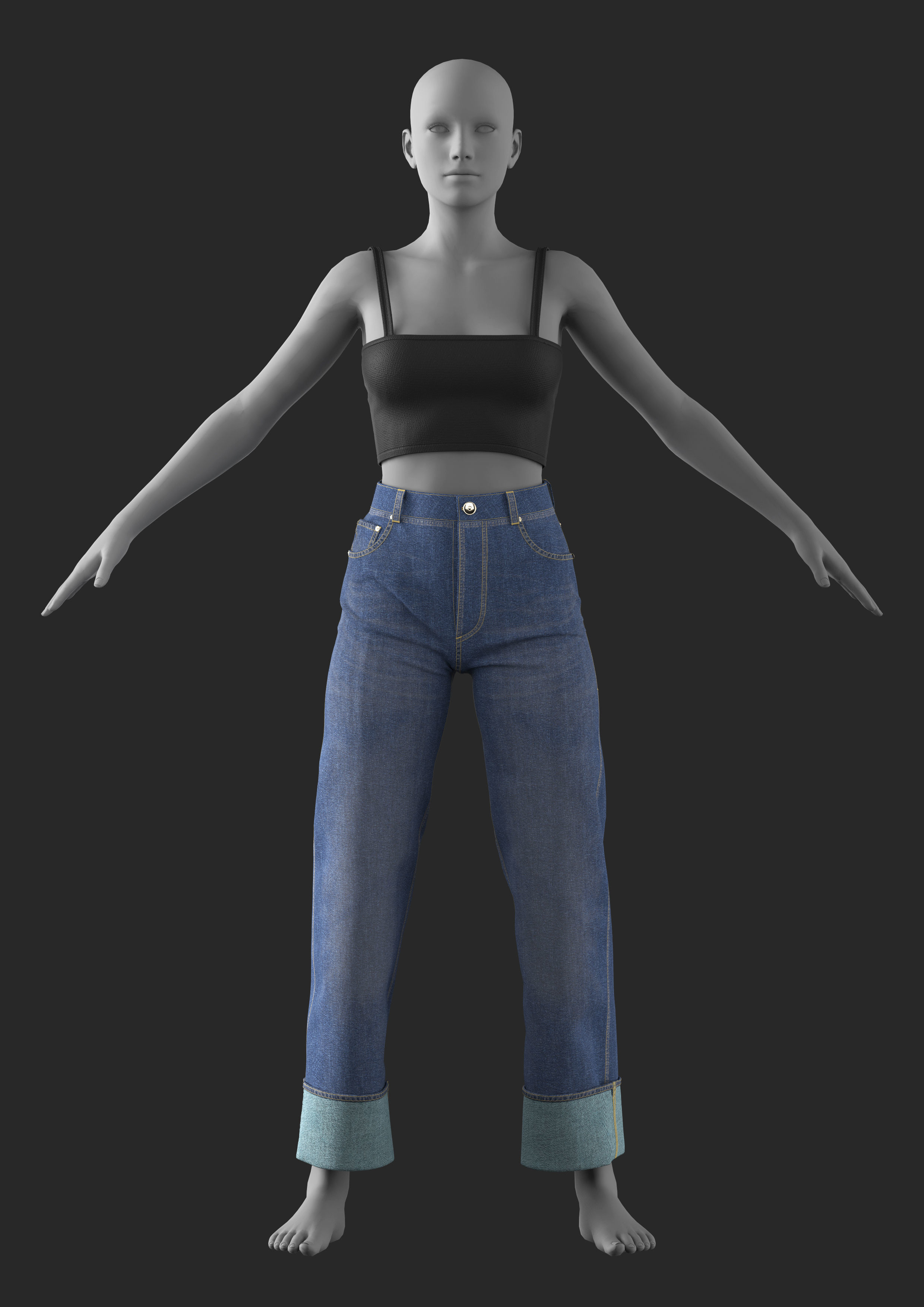 3 in 1 Outfits - Marvelous Designer 3D Model Collection_1