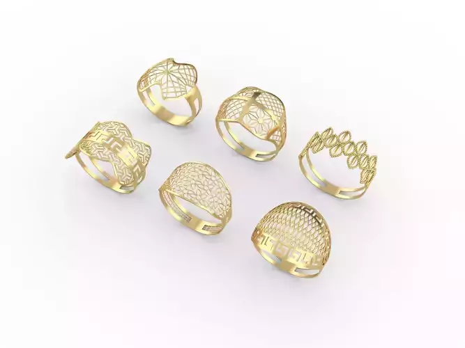Dubai-Arabic style Rings