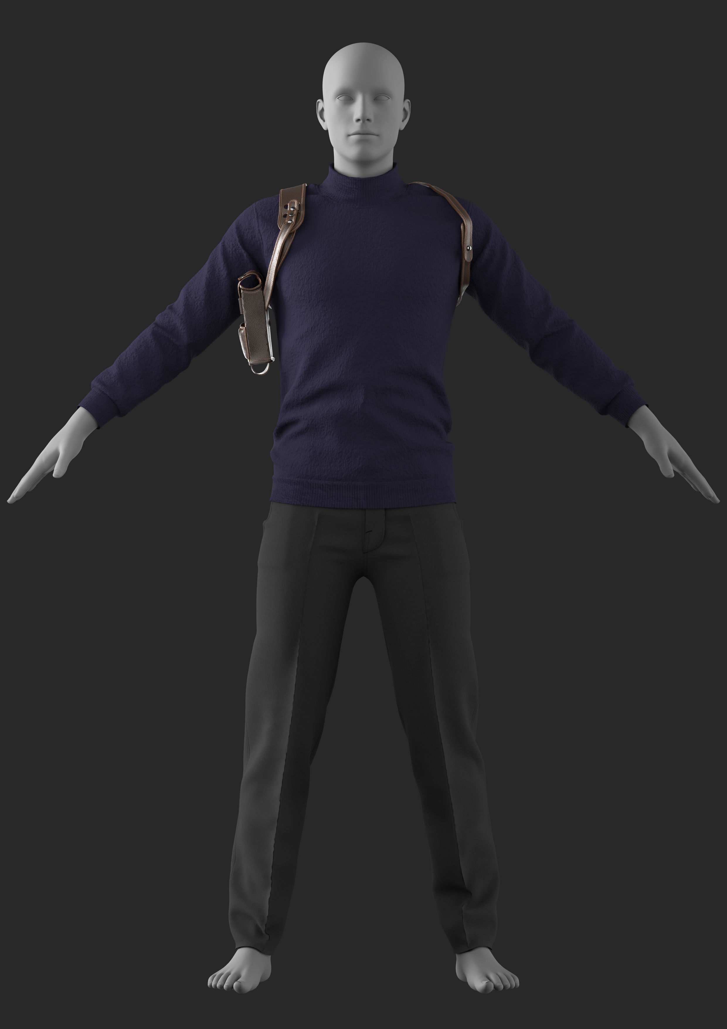 3 in 1 Outfits - Marvelous Designer 3D Model Collection_3